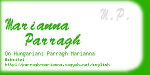 marianna parragh business card